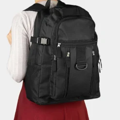 Earby Black Backpack with Multi Pocket*Bags Clearance
