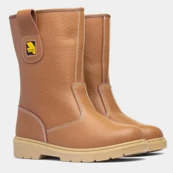 EarthWorks Bracket Mens Tan Rigger Boot*EarthWorks Safety Sale