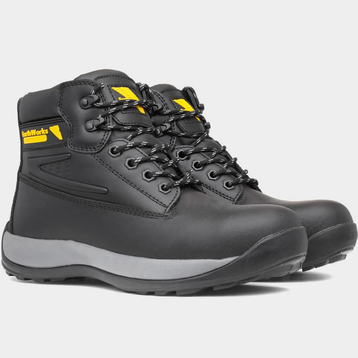 EarthWorks Mortar Mens Leather Safety Boot*EarthWorks Safety Discount