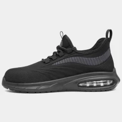 EarthWorks Router Mens Black Safety Trainer*EarthWorks Safety Clearance