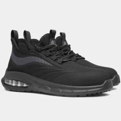 EarthWorks Router Mens Black Safety Trainer*EarthWorks Safety Clearance