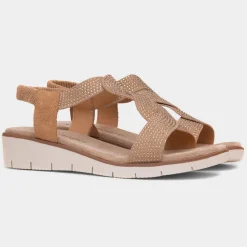 Hyacinth Women's Tan Sandal*Fleet & Foster New