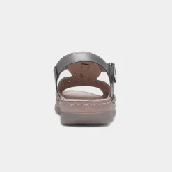 Ruth Womens Metallic Leather Sandal*Fleet & Foster New