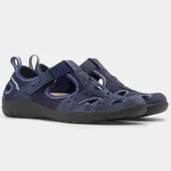 Cleveland Womens Navy Easy Fasten Shoe*Free Spirit Best