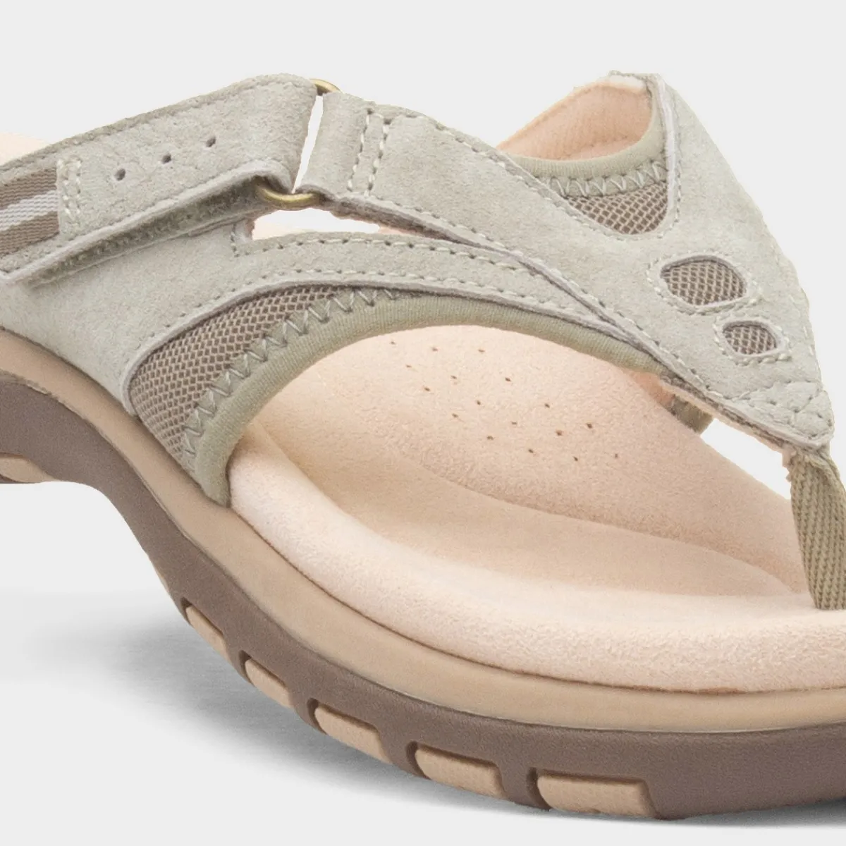 Juliet Womens Green Toe Post Sandal*Free Spirit New