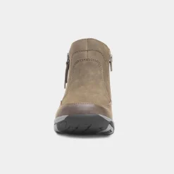 Vada Womens Olive Leather Ankle Boot*Free Spirit Discount