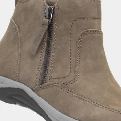Vada Womens Olive Leather Ankle Boot*Free Spirit Discount