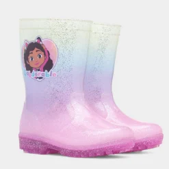 Girls Multi Light Up Welly*Gabby's Dollhouse Discount