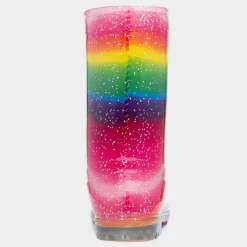 Girls Multi Rainbow Glitter Welly*shoezone Clearance