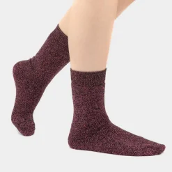 Hayle Womens Pink, Navy & Grey 3 Pack Boot Socks*shoezone Online