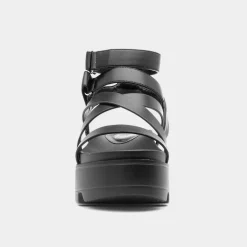 Cynthia Womens Strappy Chunky Sandal*Heart Hot