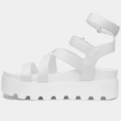 Cynthia Womens Strappy Chunky Sandal*Heart Outlet