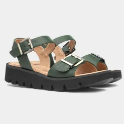 Alberta Womens Buckle Sandal*Heavenly Feet Best