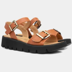 Alberta Womens Buckle Sandal*Heavenly Feet Online