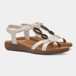 Alison Womens Stone Sandal*Heavenly Feet Hot