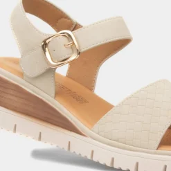 Amberley Stone Womens Wedge Sandal*Heavenly Feet Fashion