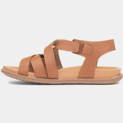 Apollo Womens Tan Sandal*Heavenly Feet Discount