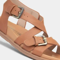 Apollo Womens Tan Sandal*Heavenly Feet Discount