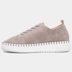 Astrid Womens Taupe Casual Shoe*Heavenly Feet Fashion