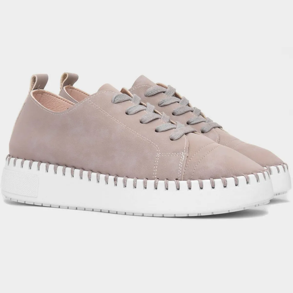 Astrid Womens Taupe Casual Shoe*Heavenly Feet Fashion