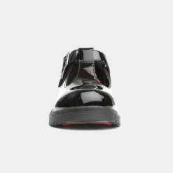 Blossom Girls Black T-Bar Shoe*Heavenly Feet Discount