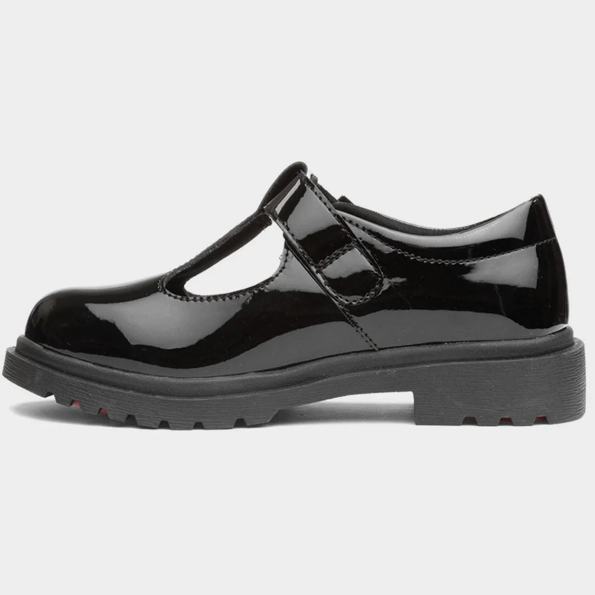 Blossom Girls Black T-Bar Shoe*Heavenly Feet Discount