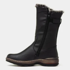 Bramble Womens Black Calf Boot*Heavenly Feet Fashion