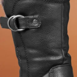Bramble Womens Black Calf Boot*Heavenly Feet Fashion