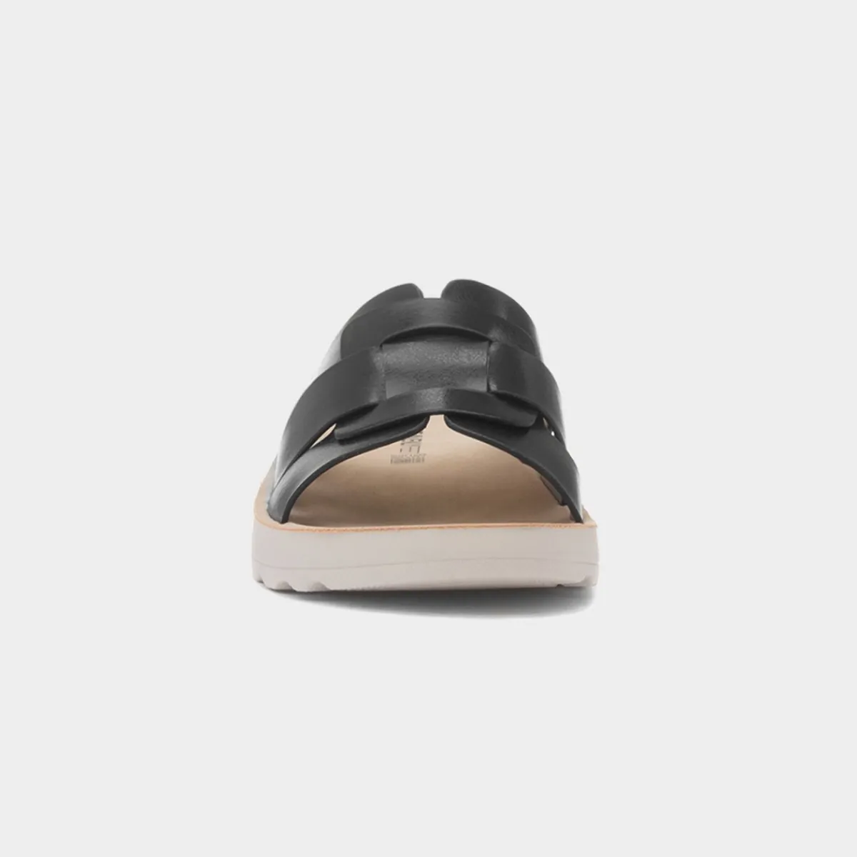 Davena Womens Black Mule Sandal*Heavenly Feet Online