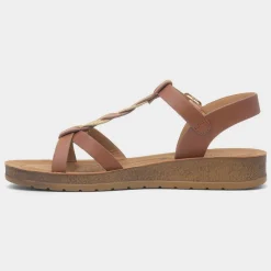 Hay Womens Buckle Sandal*Heavenly Feet Clearance