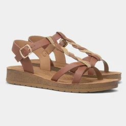 Hay Womens Buckle Sandal*Heavenly Feet Clearance