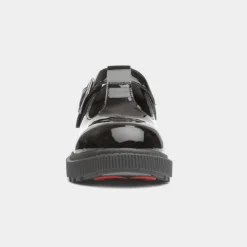 Holly Girls Black Patent T-Bar Shoe*Heavenly Feet Fashion