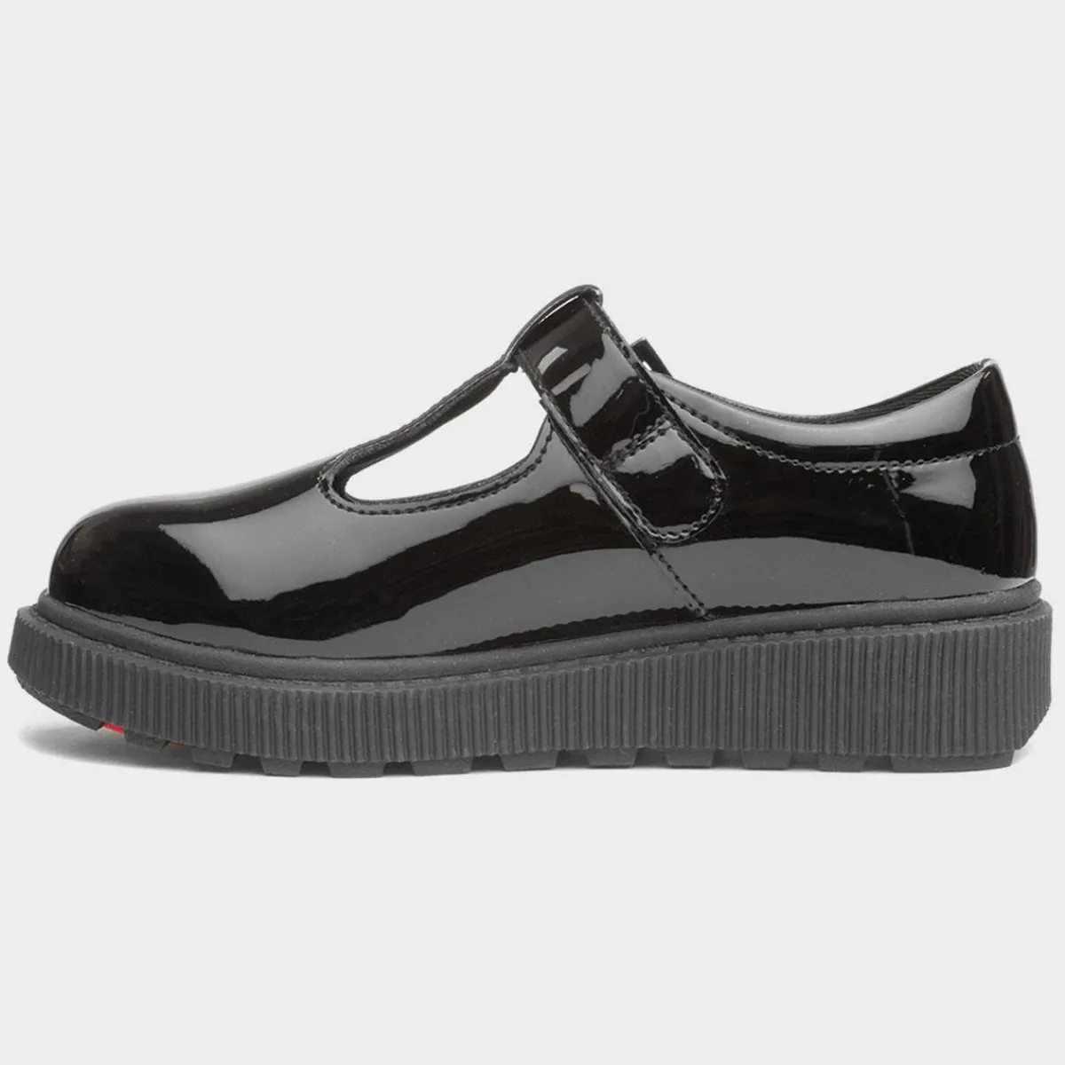 Holly Girls Black Patent T-Bar Shoe*Heavenly Feet Fashion