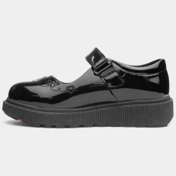 Iris Girls Patent School Shoe*Heavenly Feet New