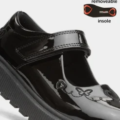 Iris Girls Patent School Shoe*Heavenly Feet New