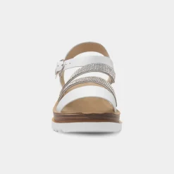 Janice Womens Wedge Diamante Sandal*Heavenly Feet Sale