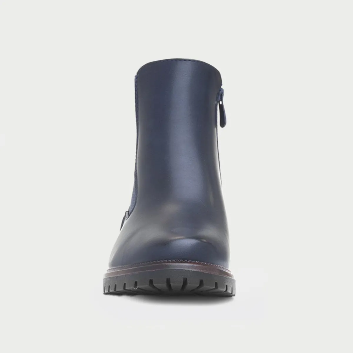 Larissa Womens Navy Chelsea Boot*Heavenly Feet Clearance