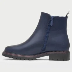 Larissa Womens Navy Chelsea Boot*Heavenly Feet Clearance