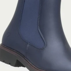 Larissa Womens Navy Chelsea Boot*Heavenly Feet Clearance