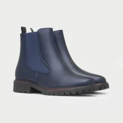Larissa Womens Navy Chelsea Boot*Heavenly Feet Clearance