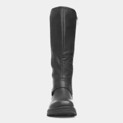 Linoa Womens Black Long Leg Boot*Heavenly Feet Hot
