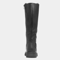 Linoa Womens Black Long Leg Boot*Heavenly Feet Hot