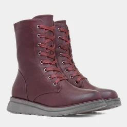 Martina Womens Burgundy Boot*Heavenly Feet Fashion