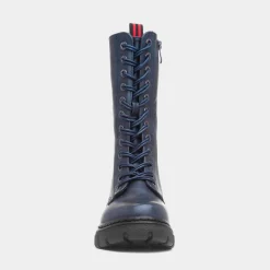 Nomad Womens Navy Calf Boot*Heavenly Feet Outlet
