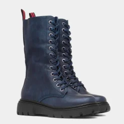 Nomad Womens Navy Calf Boot*Heavenly Feet Outlet