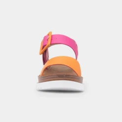 Pistachio Womens Multi Wedge Sandal*Heavenly Feet Best