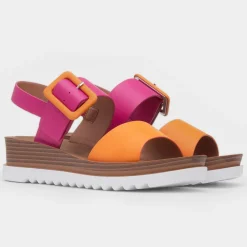 Pistachio Womens Multi Wedge Sandal*Heavenly Feet Best