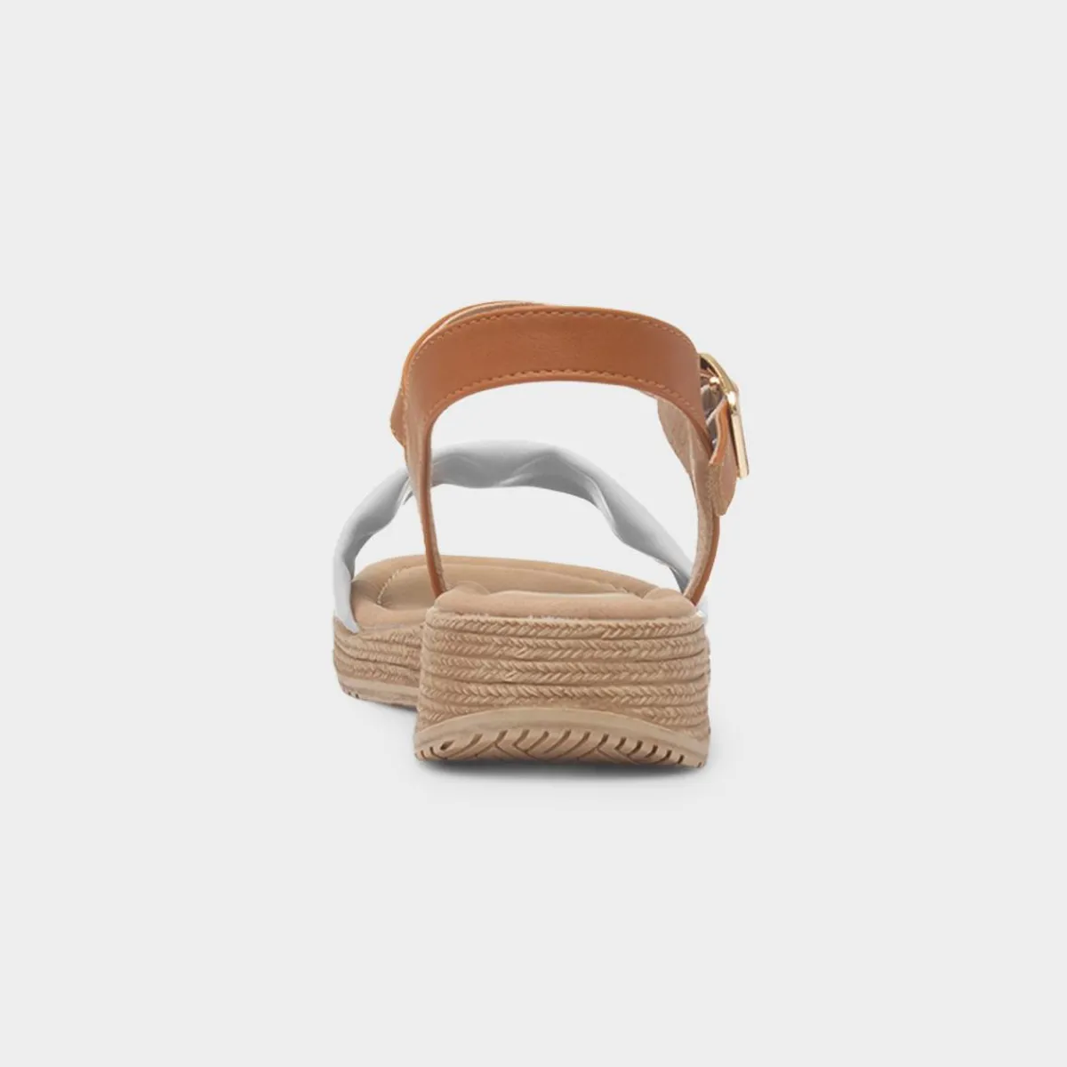 Sara Womens Stone Buckle Sandal*Heavenly Feet Fashion