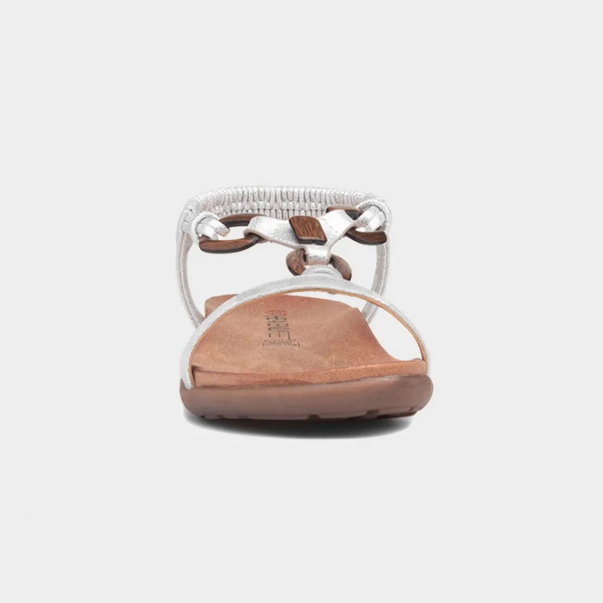 Sensation Womens Silver Sandal*Heavenly Feet New