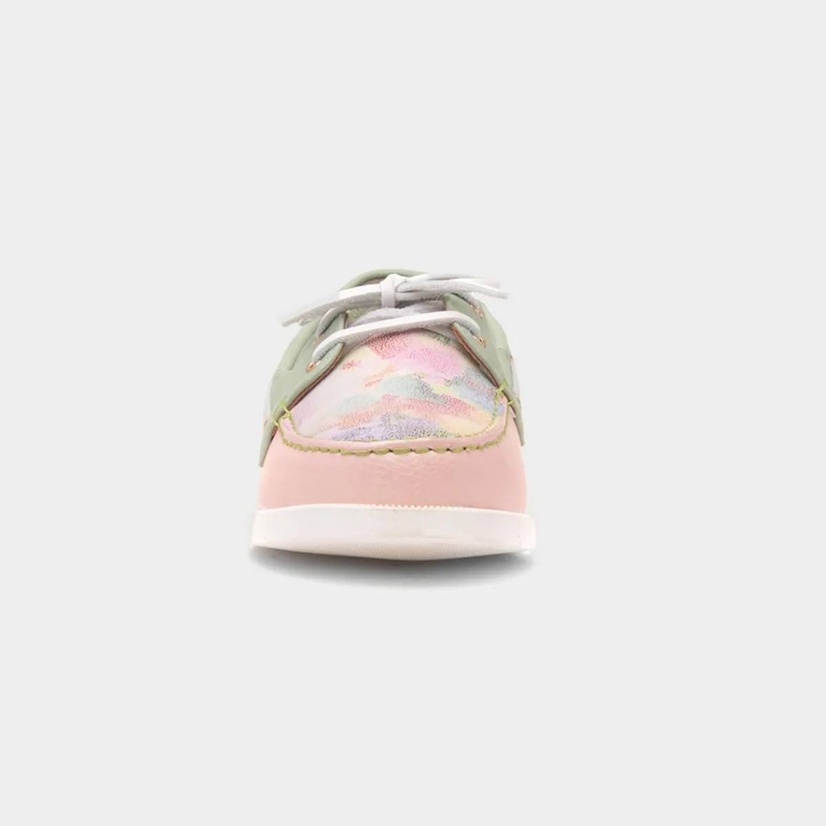 Shelly Womens Multi Floral Boat Shoe*Heavenly Feet Fashion